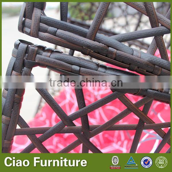 KD outdoor furniture bamboo swing chair