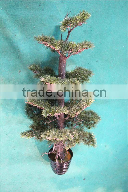 Home garden decoration 50cm to 160 cm hight small indoor canadian artificial green pot plastic similar pine trees ELSPZ02 0905
