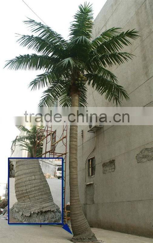 Home garden edging decorative 5ft to 16ft Height outdoor artificial green plastic palm trees EDS06 0838