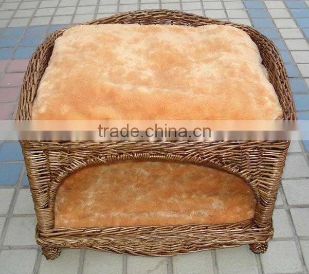 Wicker pet house / wicker cat cage / wicker pet bed & wicker doghouse