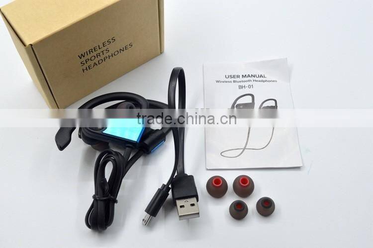 Hot new product for 2016 hanging ear type stereo headset bluetooth