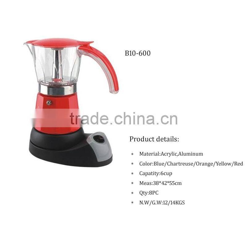 electric moka coffee pot