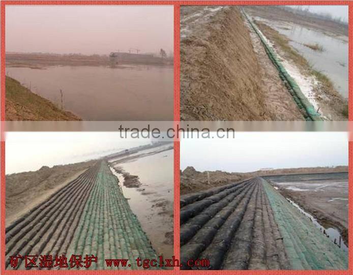 Inland waterway improvement geo bag