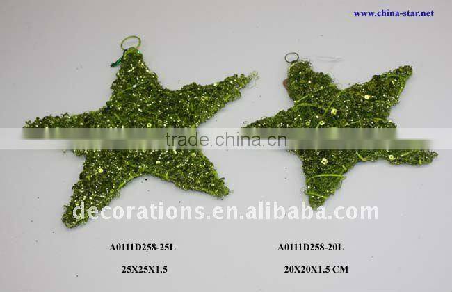 shiny christmas wreath