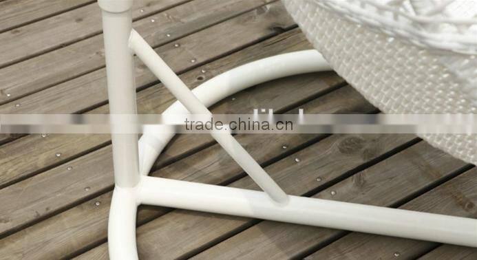 Rattan oval swing chairs