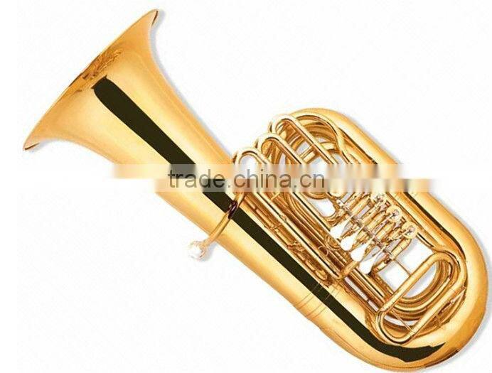 4 valve Bb tuba brass instrument for sale