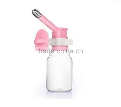 Plastic pet dog water dispenser feeder