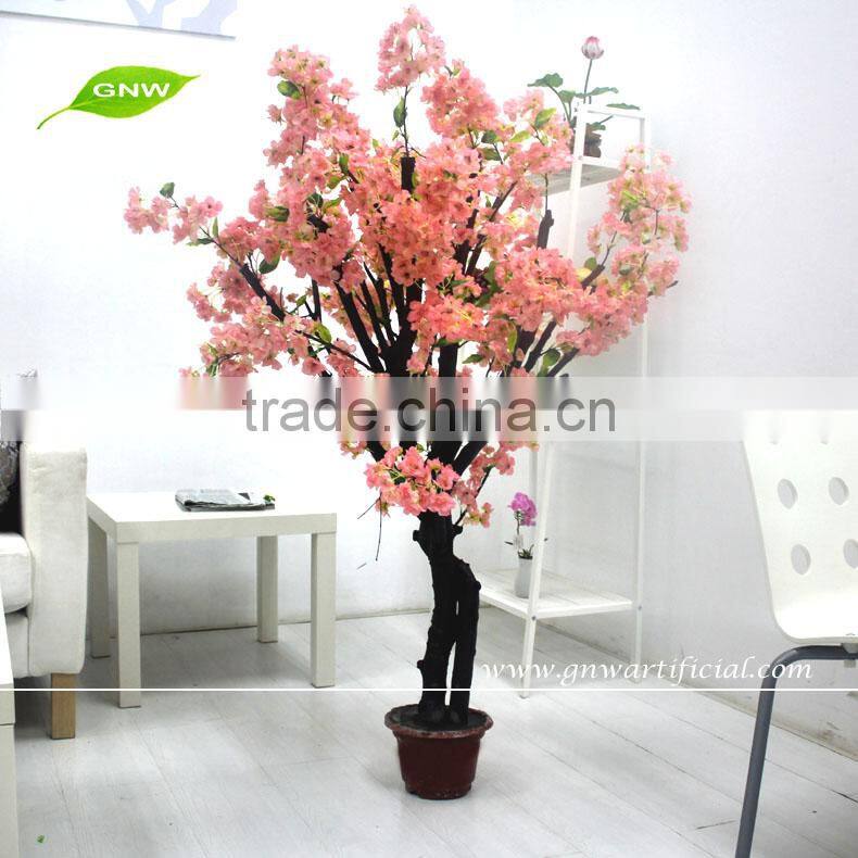 GNW BLS034-1 Artificial yellow flower tree furniture indoor and outdoor use