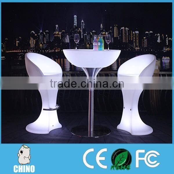 Modern Glowing Rechargeable Nightclub LED Bar table