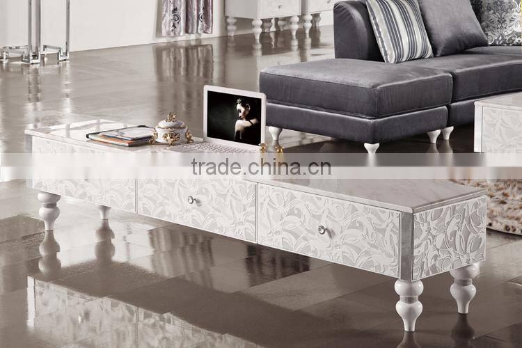 TA805L modern coffee table, marble coffee table, wooden coffee table