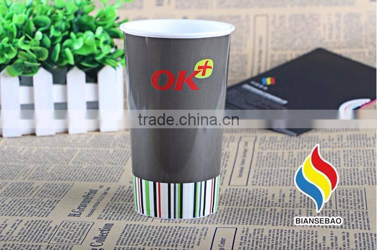 Food Grade Safe Custom Printed Plastic Cup Label Logo Sticker