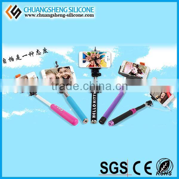 selfie stick with bluetooth shutter button, selfie stick with cable, monopod selfie stick