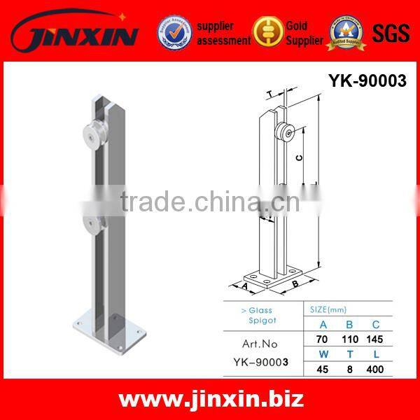 Stainless Steel Safe Glass Handrail Decorative Fittings