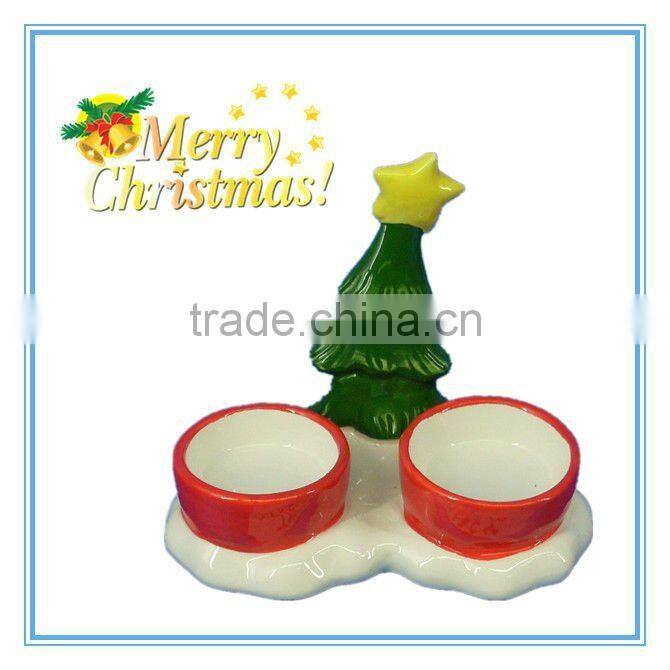 Nice christmas ceramic candle holder