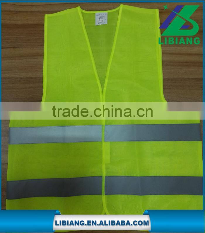 100% Polyester High Reflective Tape safety vest