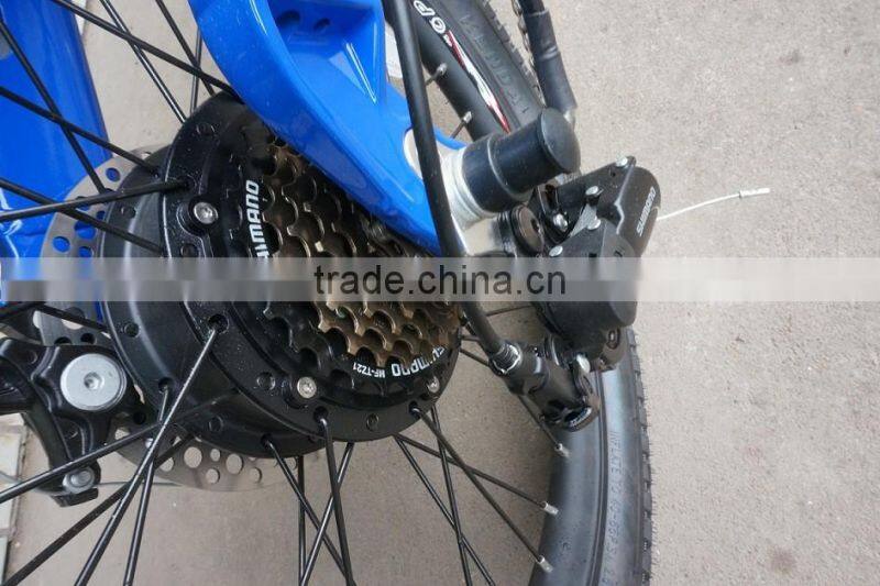 20 inch fat tire full suspension mountain electric