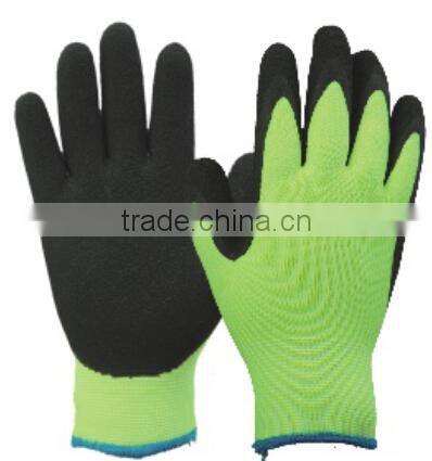 Thermal acrylic terry gloves for winter