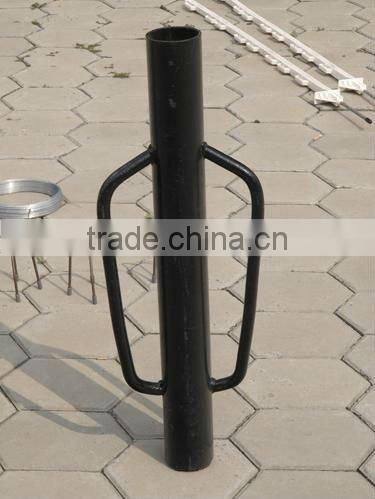 hand driver fence post driver red painted china supplier on hot sale