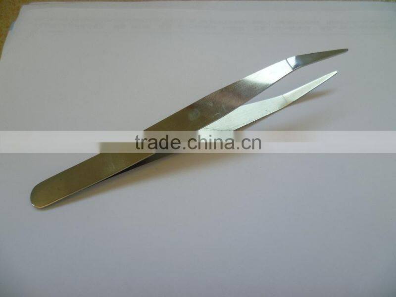 150mm 200mm Tweezers Neat Tips Stainless Steel