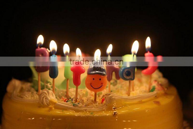 Carton Boy and Girl Shape Birthday Candle for Children