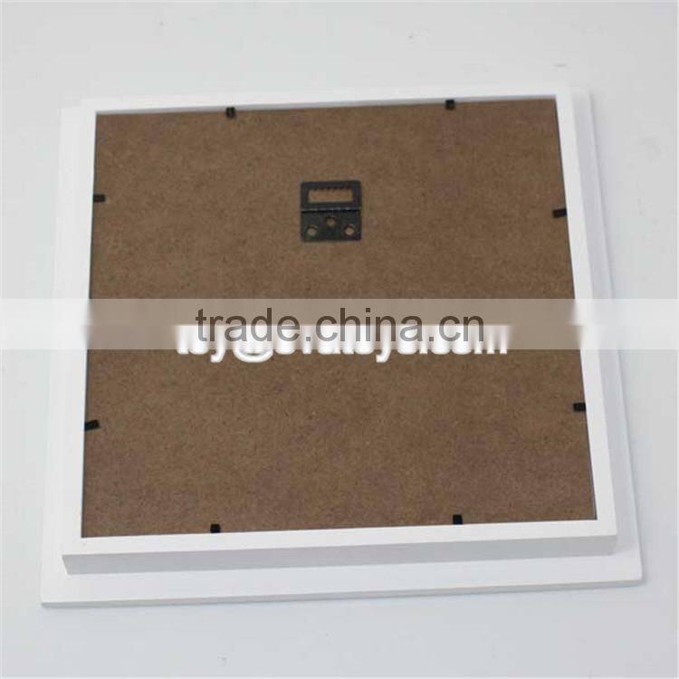 Best selling heart shape wooden square photo frames W09A026