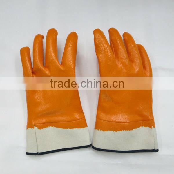 Nitrile Fully Coated Safety Gloves With Jersey Lining