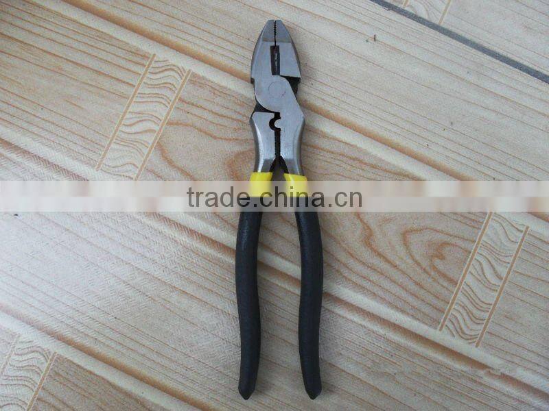 heavy duty power crimping combination pliers