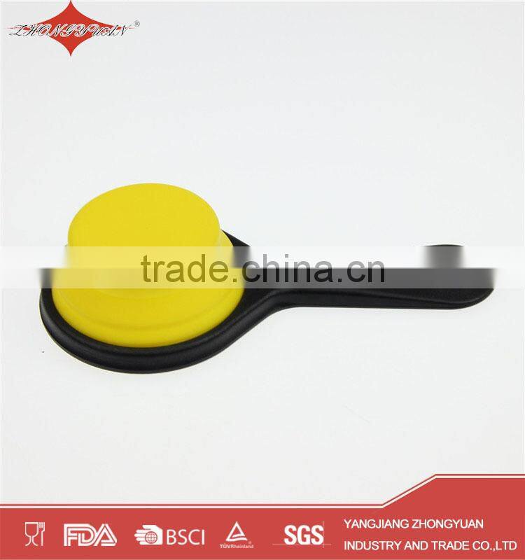 Multicolor new design 4pcs of silicone measuring tools measuring spoons