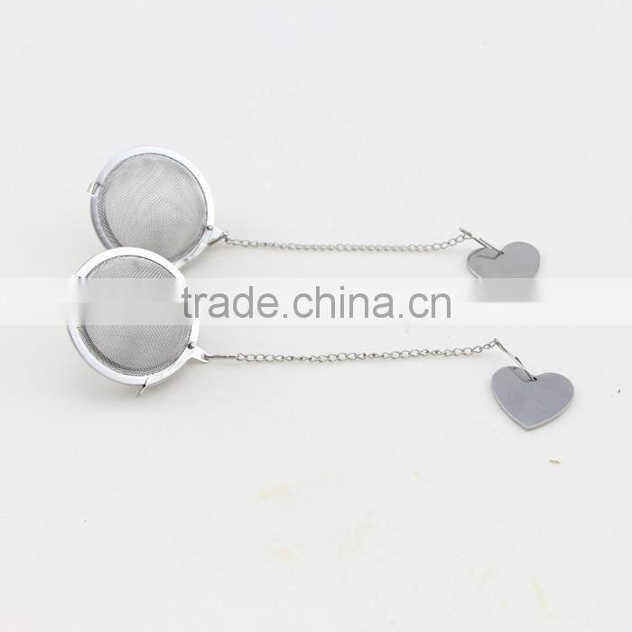 Stainless Steel Mesh Tea Infuser With A Hook Chain