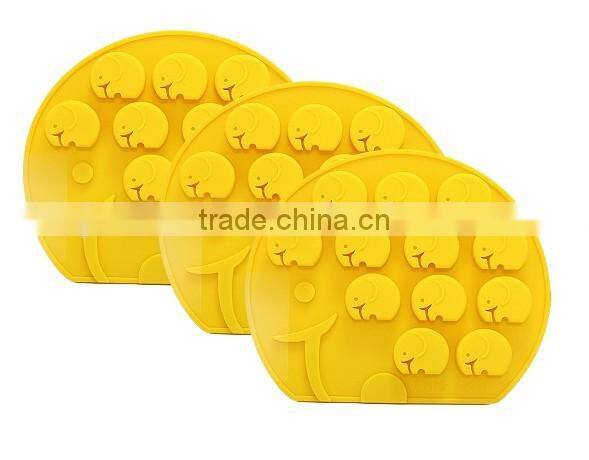 cute dog sharp silicone ice cube tray