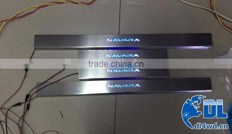 LED door sill plate for Navara car door sill