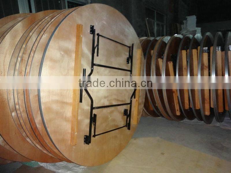 Used Modern Plywood Banquet Dia60" round folding table for sale
