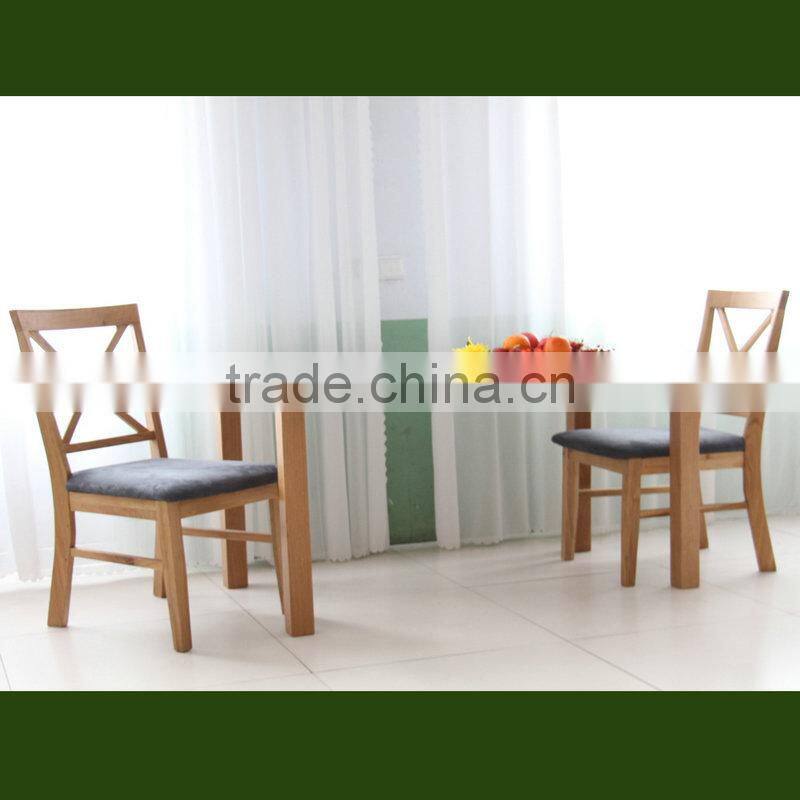 2016 Hot selling commercial solid wood restaurant chair dining chair table