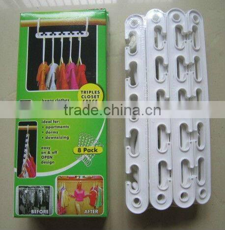 8pcs Multifunctional Closet Space Saving Wonder Hanger