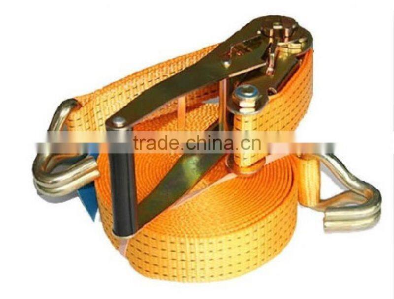 Good quality polyester strapping retractable ratchet strap