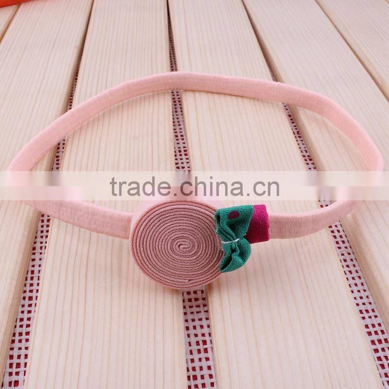 hot sale fabric flower hairband for kids hair accessories
