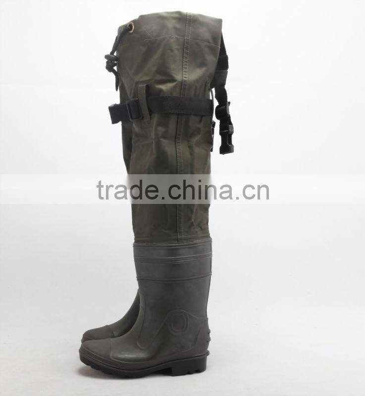 70D Nylon PVC coating kids chest wader