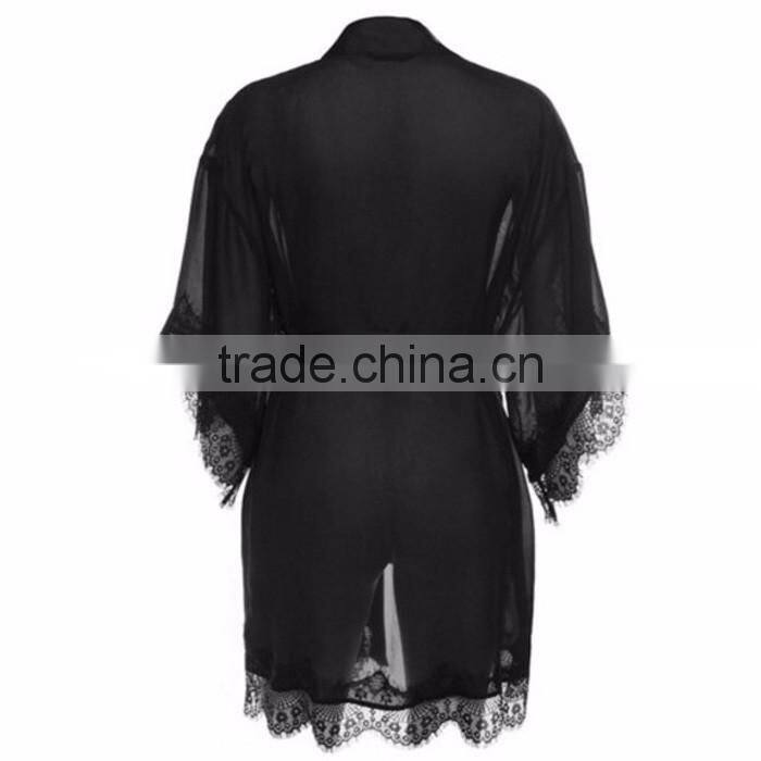 European Style Plain Chiffon Kaftan Dress