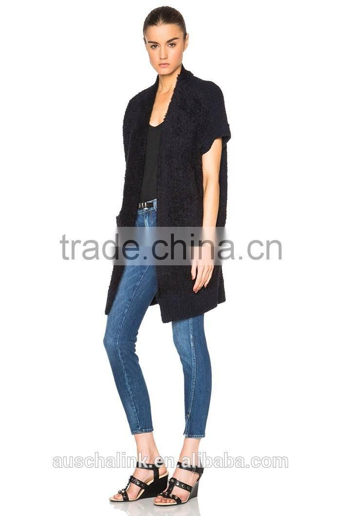 OEM service high quality custom women fancy sweater vest