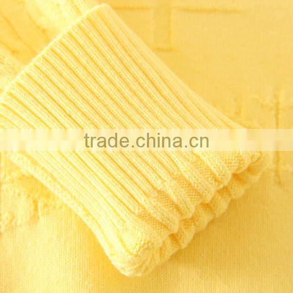Autumn Winter Plain Hot Sales Clothes Children Cardigan Girls Pullovers Pure Yellow Sweaters For Winter
