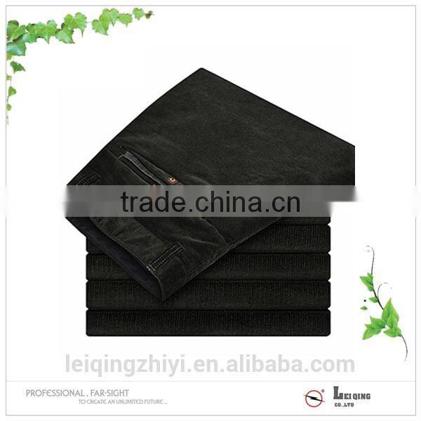 Elastic Blue Army Green Black Red Wine Khaki Corduroy Pants For Men