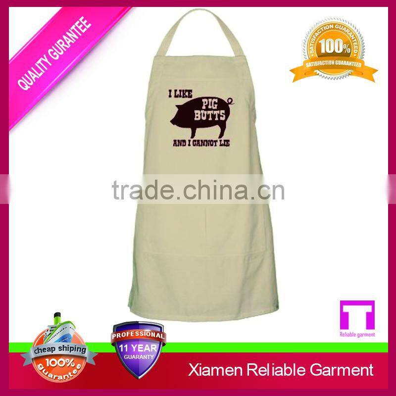New ivry high quality antistatic apron chef pattern