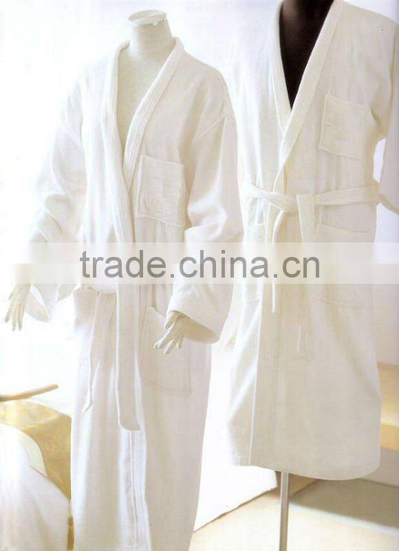 Hotel terry cotton bathrobe