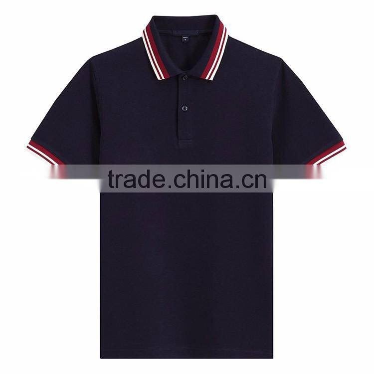 Wholesale cheap 65% polyester 35% cotton pique mens t-shirt polo