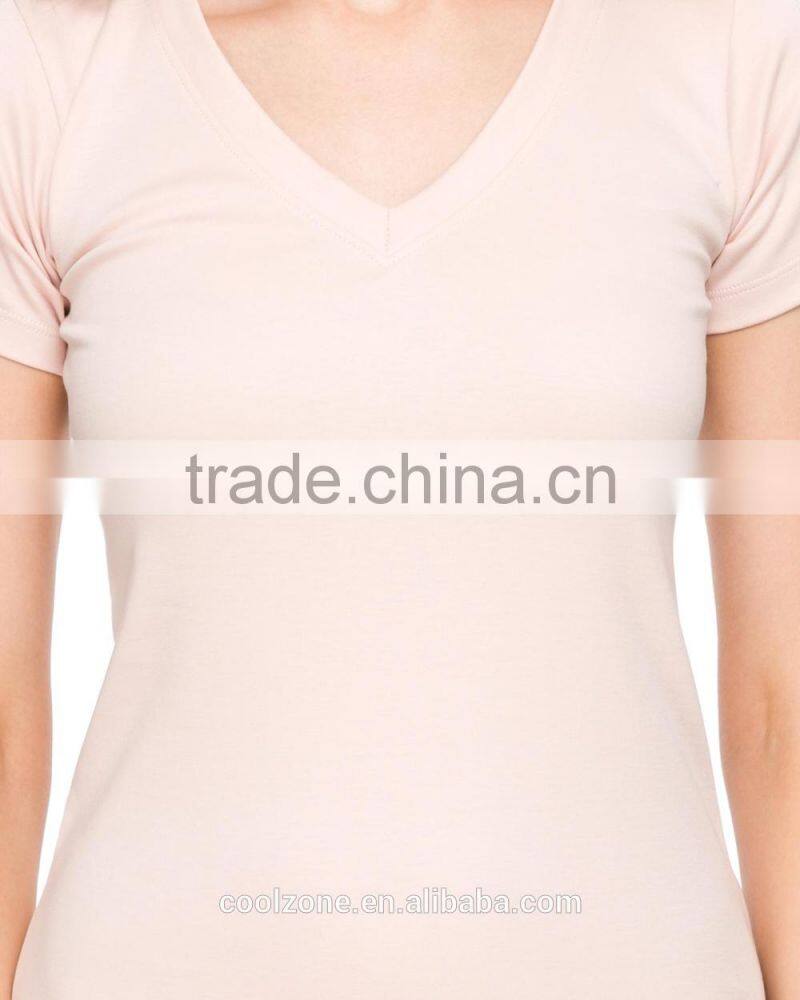 100% Organic cotton short sleeves custom t-shirt wholesale blank t shirt