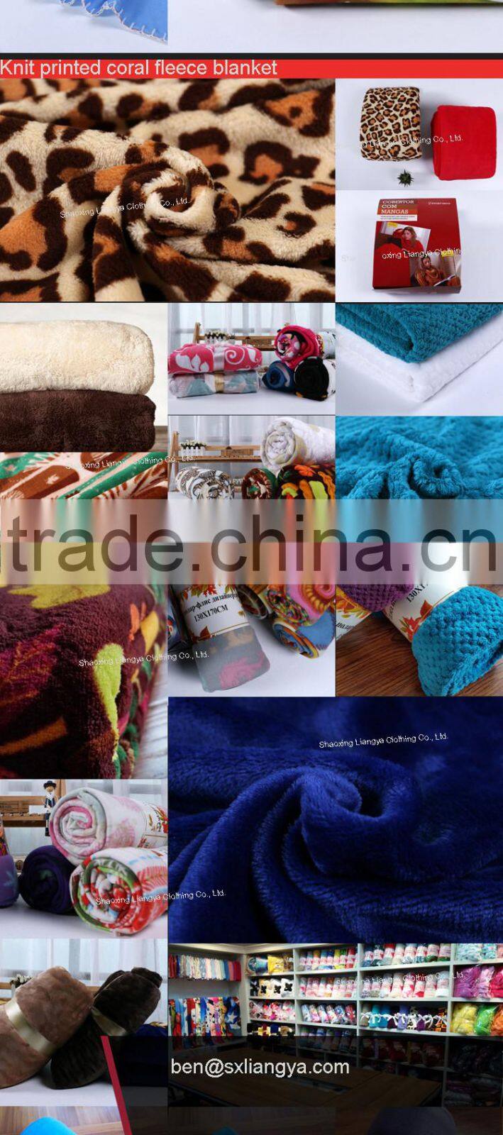 fleece plaid printed new design multicolor knitted sherpa children baby rag girl beach travel thick made throw blanket