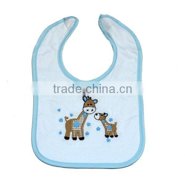 2016 China supplier baby boy bibs 100% cotton