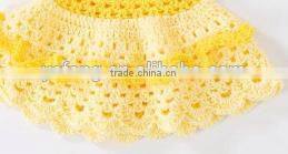 Dress With Imperial Crown Crochet Baby Dress