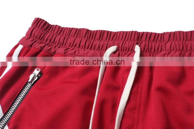 wholesale cheap 100%polyester dri fit sport shorts with custom design