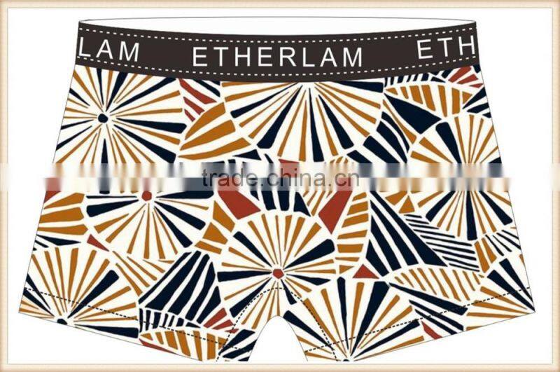 Digital Print 88% Polyester 12% Spandex underwea for man underpant for man boxer brief manufacturer